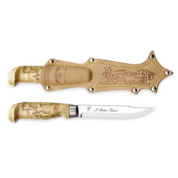 фото Нож финский marttiini lynx 139, сталь x46cr13, рукоять карельская береза