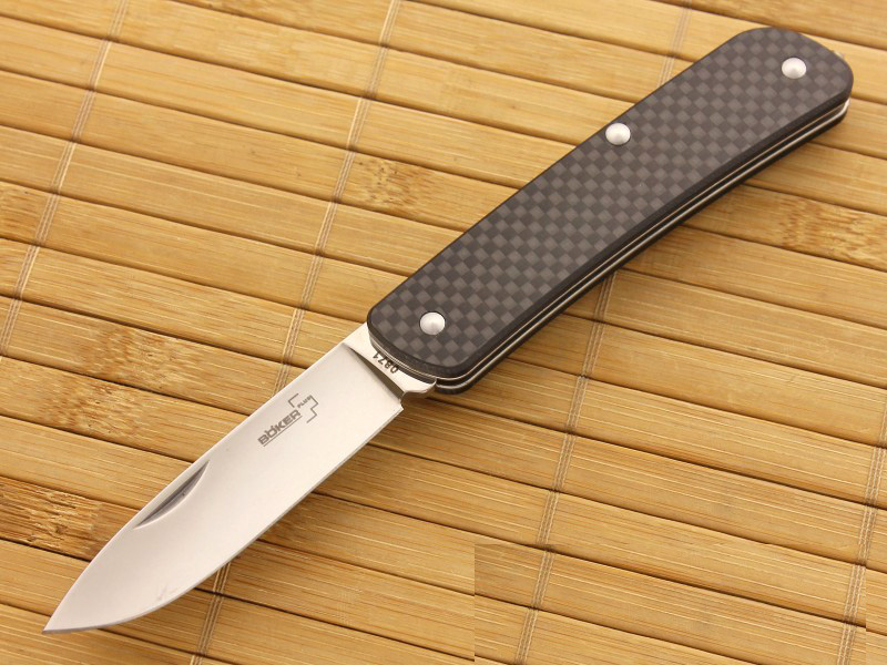 Складной нож Boker Tech Tool Carbon 1 01BO821, сталь 12C27, рукоять карбон - фото 3