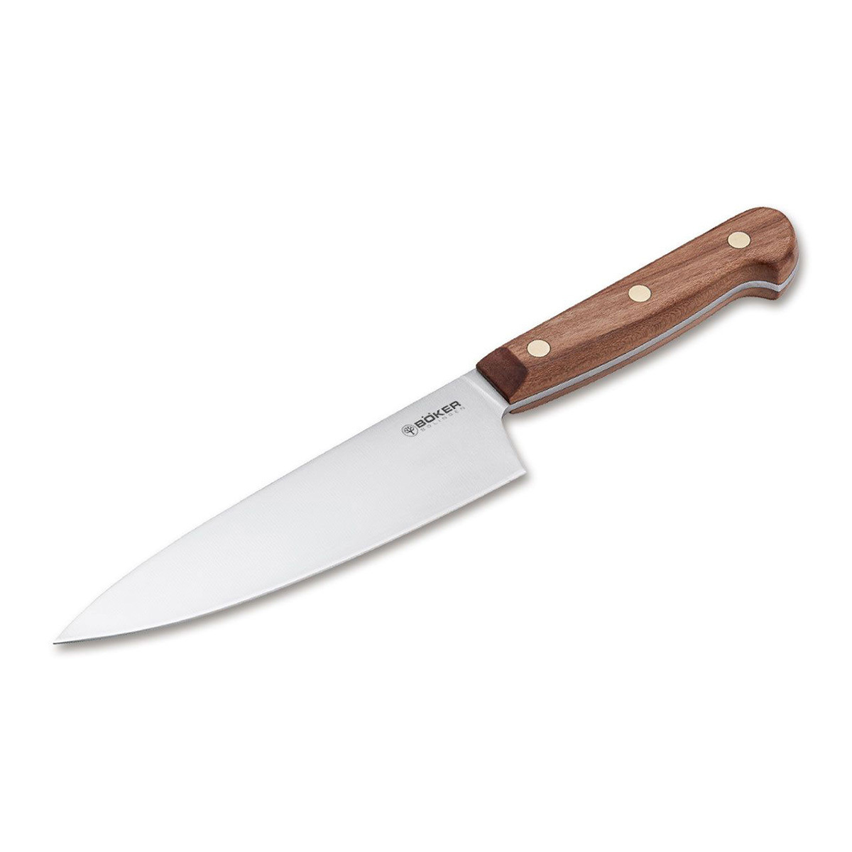 Кухонный шеф-нож Boker Cottage-Craft Chef's Small, 165 мм, сталь С75, рукоять сливовое дерево от Ножиков