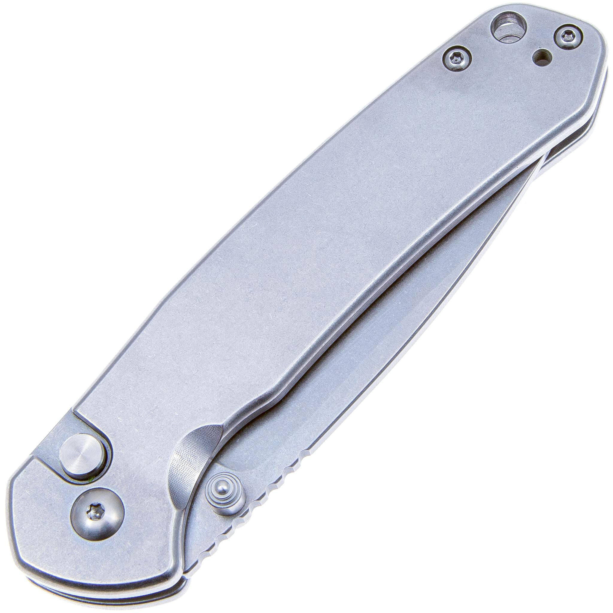 Складной нож CJRB Pyrite, сталь AR-RPM9, рукоять сталь - фото 3
