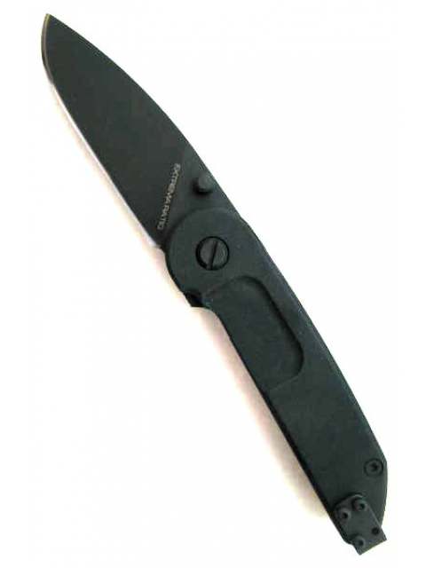 Многофункциональный складной нож Extrema Ratio BF M1A2 Black (Ruvido Handle), сталь Bhler N690, рукоять алюминий тренировочный нож бабочка cold steel fgx balisong tanto рукоять griv ex™ black