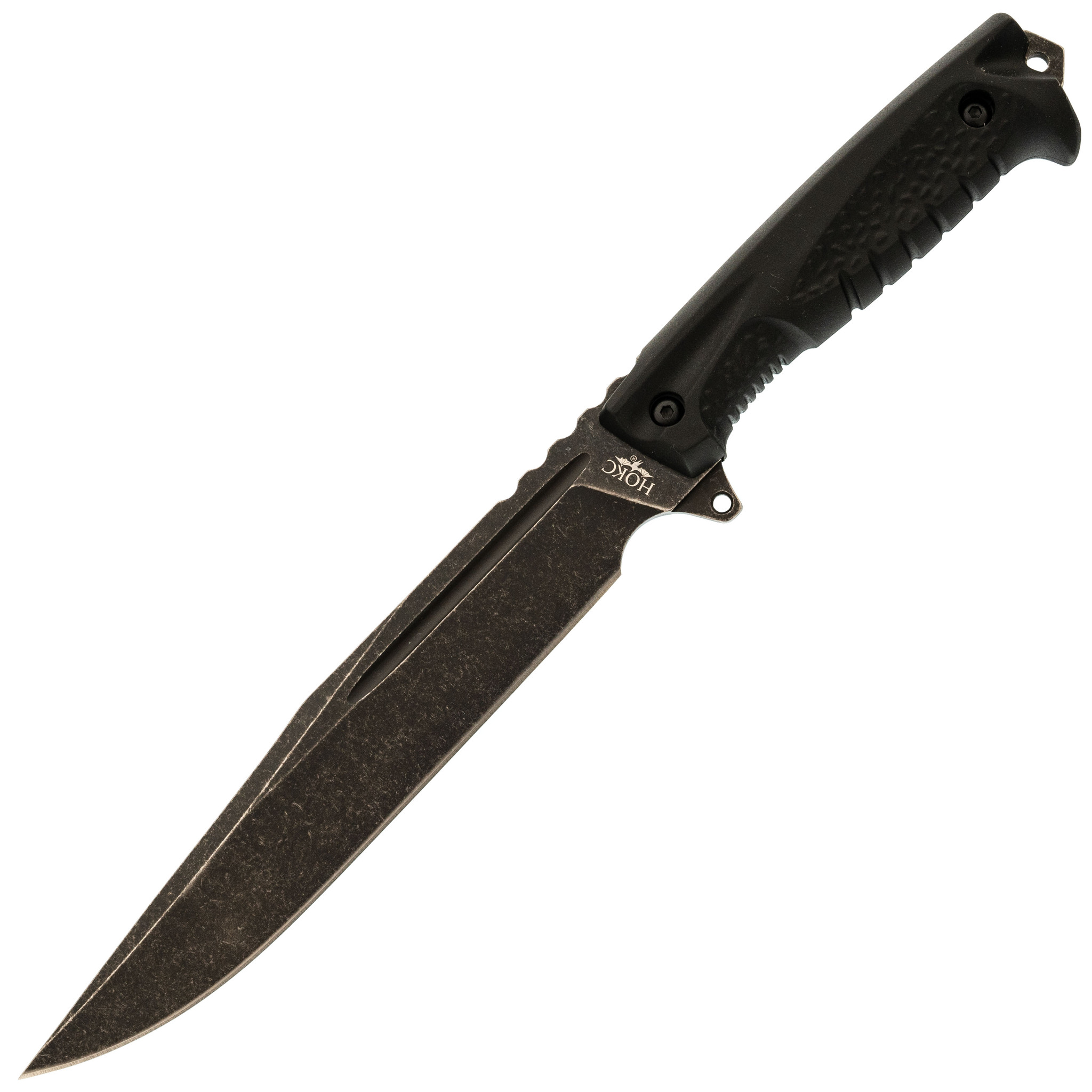 Нож Атлант-3 Black, сталь AUS8, рукоять эластомер нож атлант 3 сталь d2 черная рукоять нокс