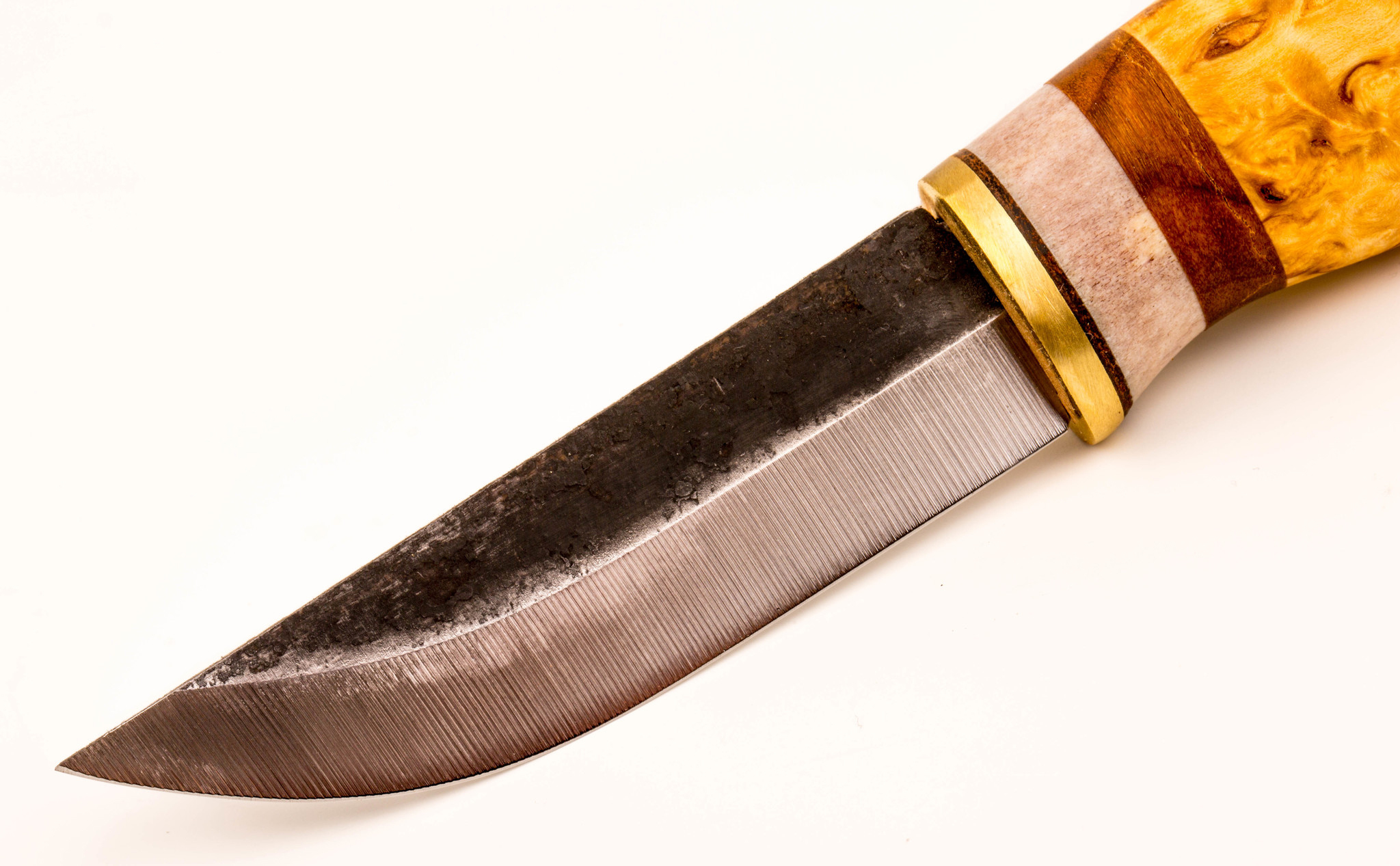 Нож Lappi Puukko 77, финская береза, сталь 80CrV2 - фото 3