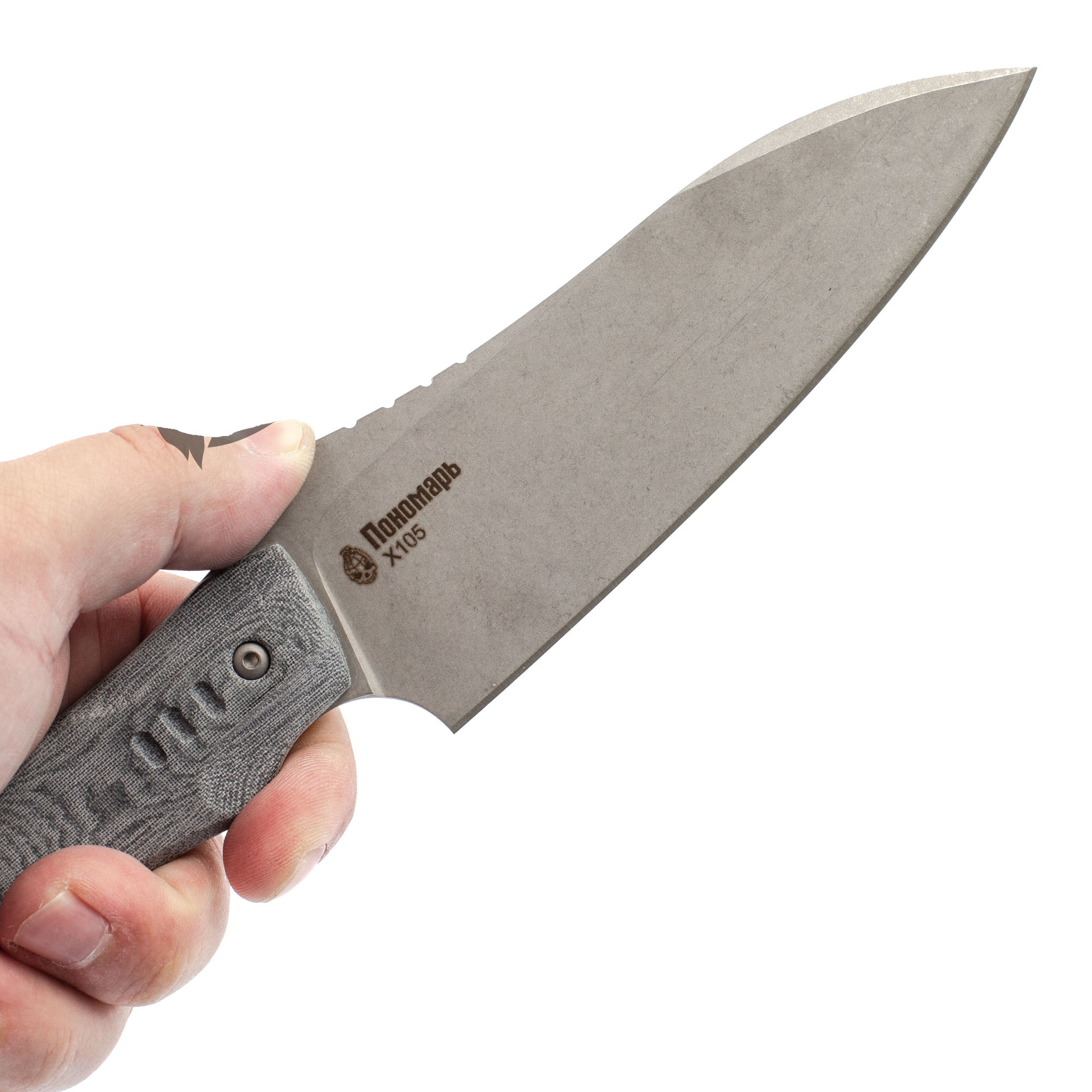 Нож Пономарь Grey Stonewash - фото 2