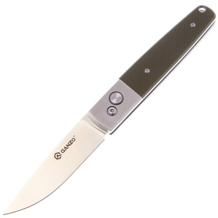 Нож автоматический GANZO G7211 зеленый (F7211-GR), Бренды, Ganzo