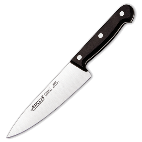 Поварской кухонный шеф-нож Arcos 15 см, серия Universal, сталь X45CrMoV15 нож кухонный поварской arcos clara 20 см