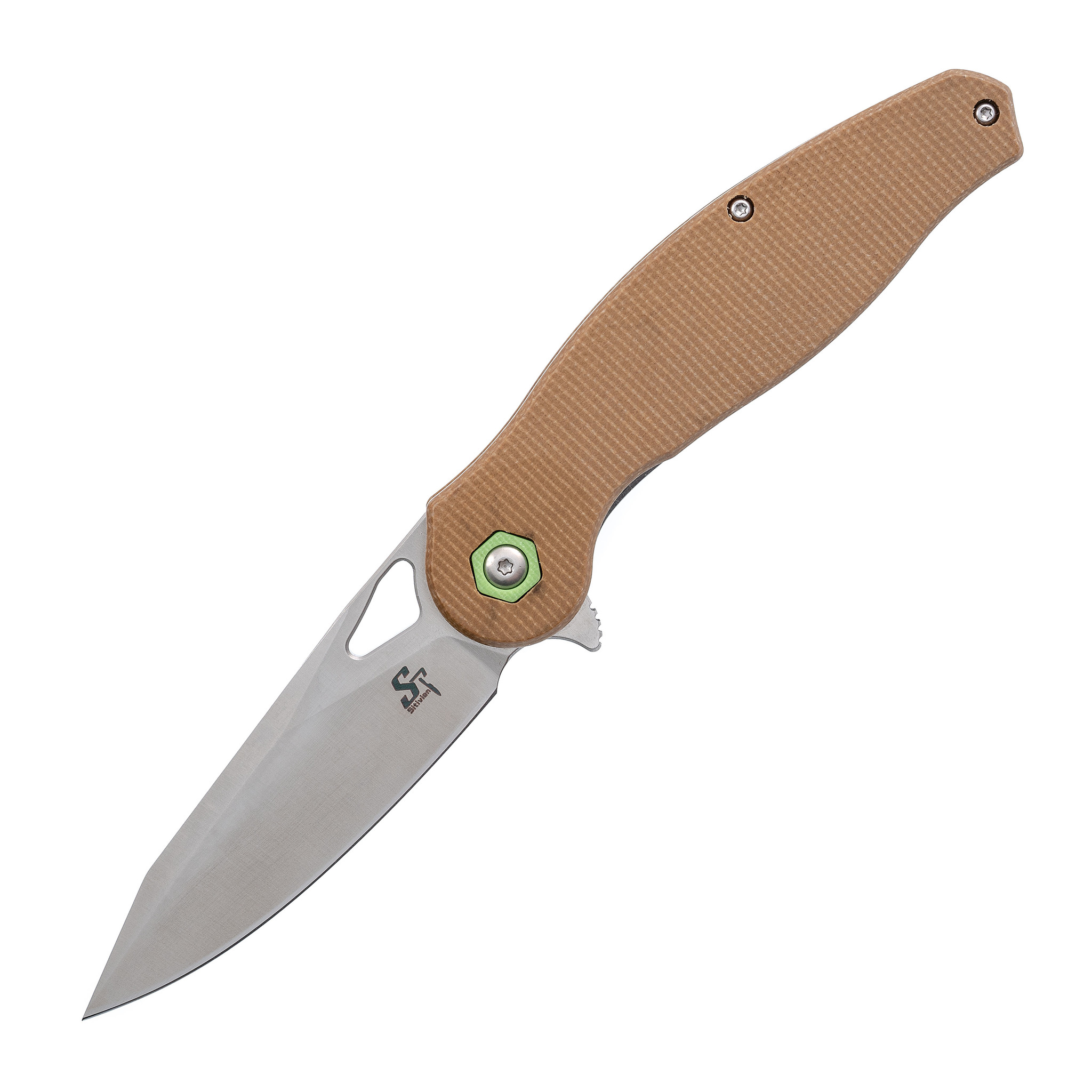 Складной нож Sitivien ST301, коричневый