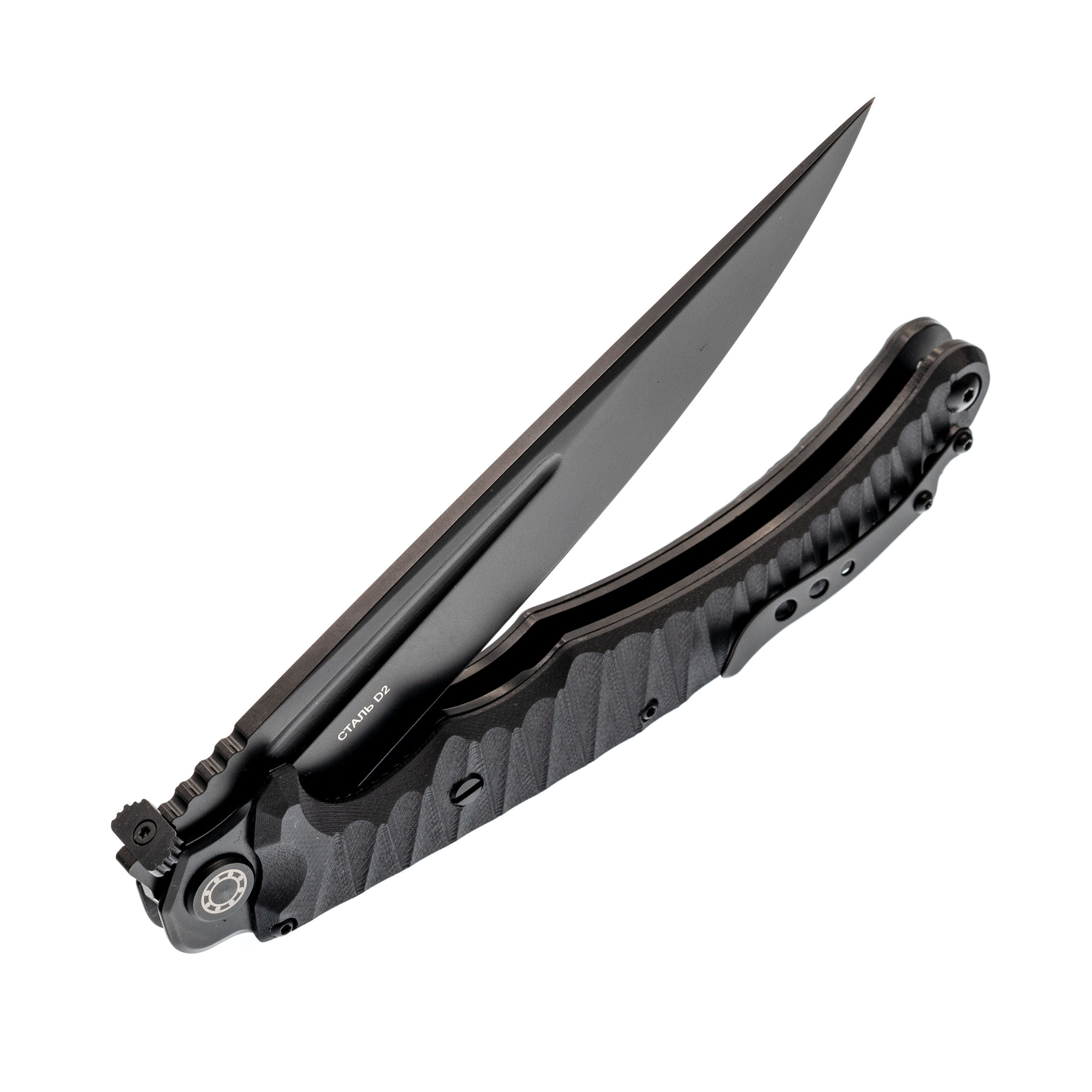 фото Складной нож аватар, сталь d2, рукоять g10 нокс