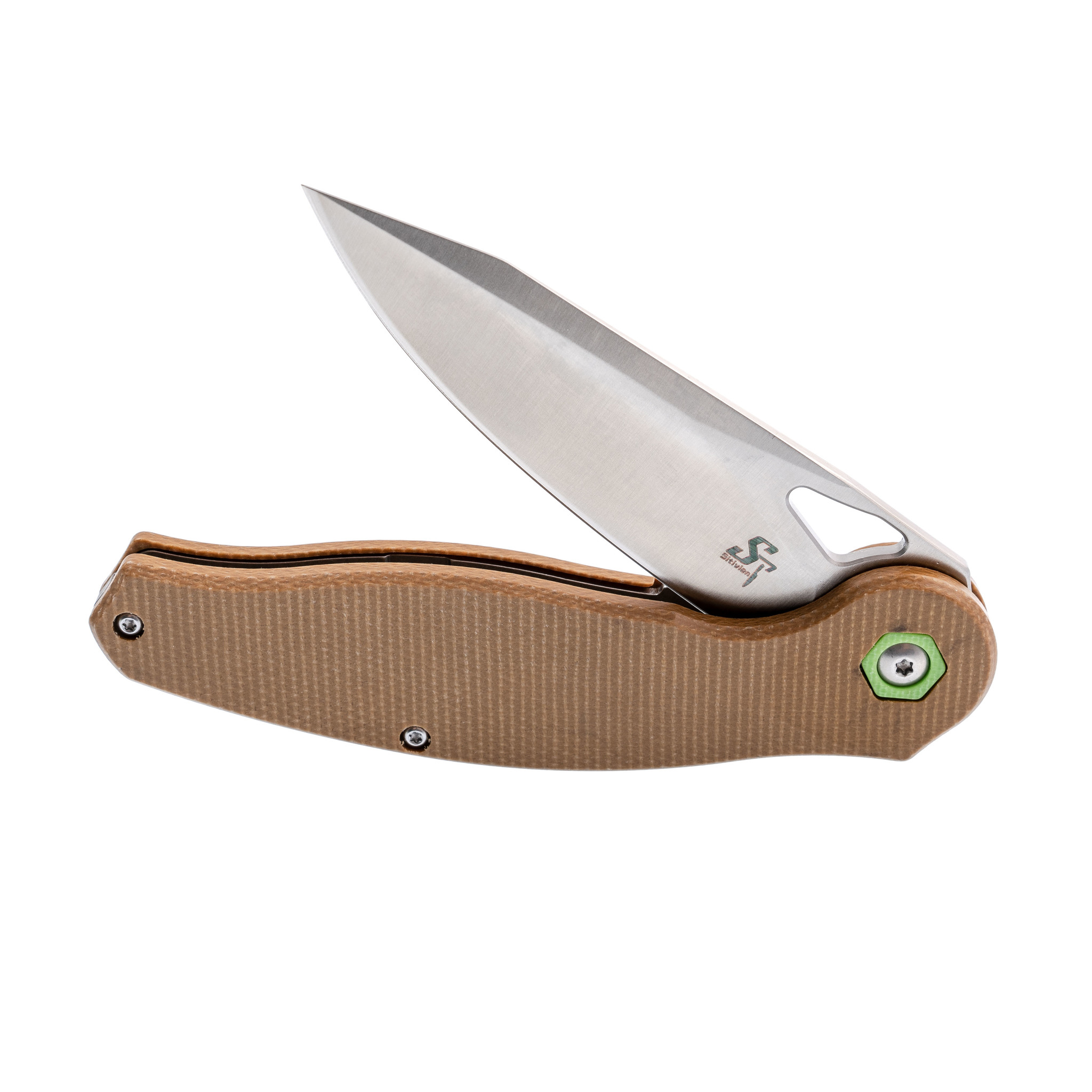 Складной нож Sitivien ST301, коричневый - фото 3