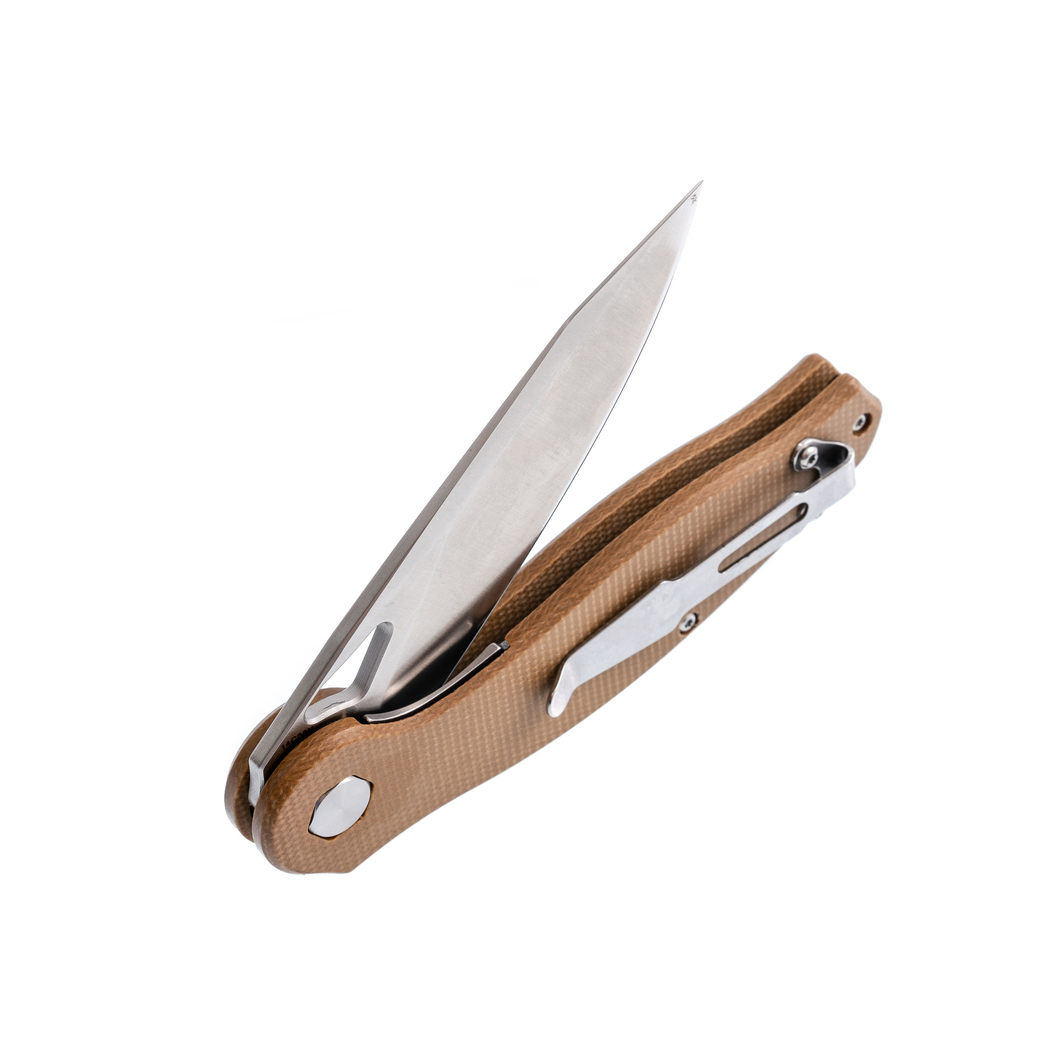Складной нож Sitivien ST301, коричневый - фото 4