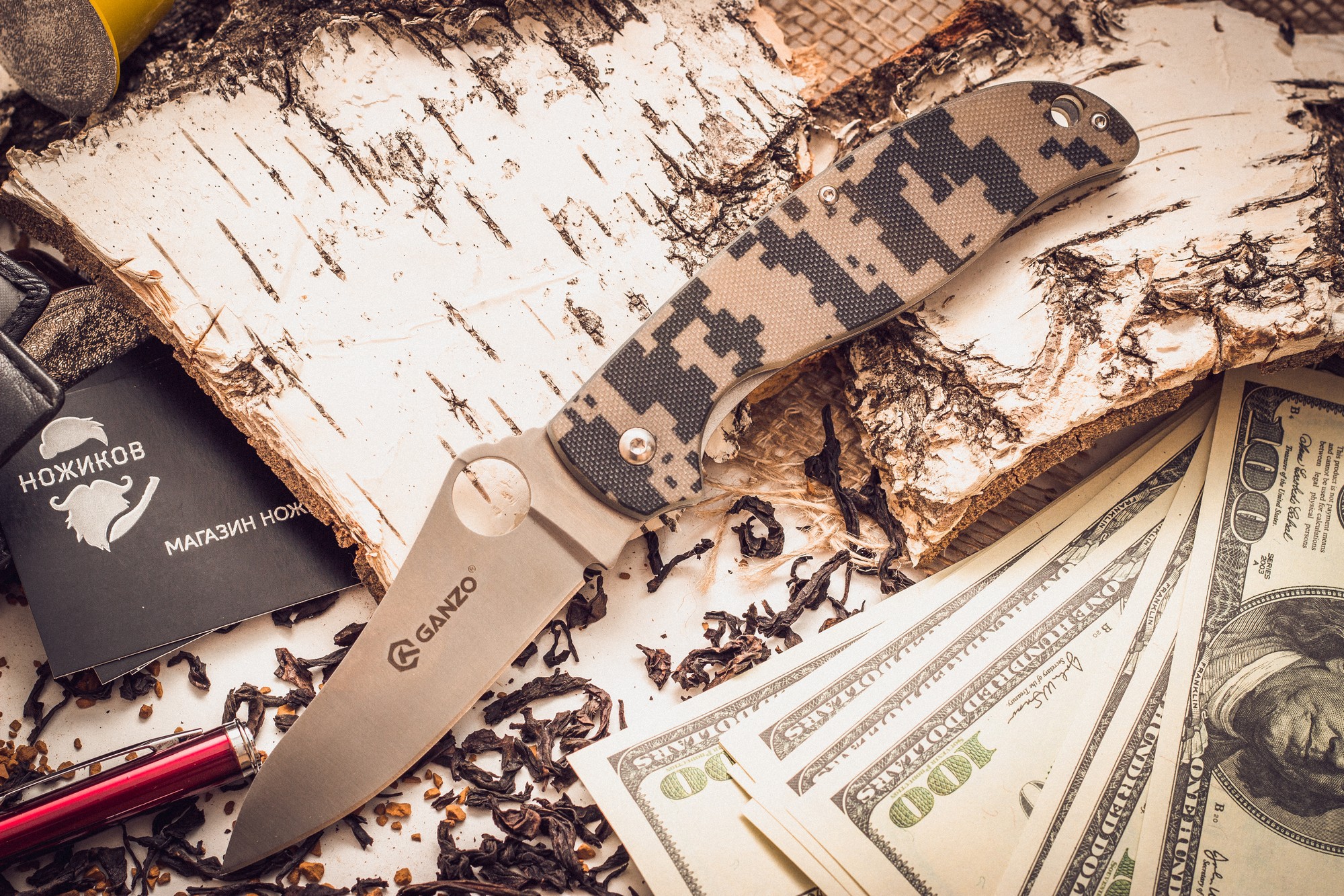  нож Ganzo G734, камуфляж, G734-CA по цене 2250.0 руб. -  .