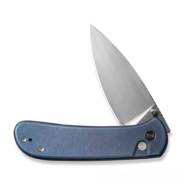 Складной нож WE Knife Qubit, сталь CPM-20CV, рукоять титан, синий - фото 4