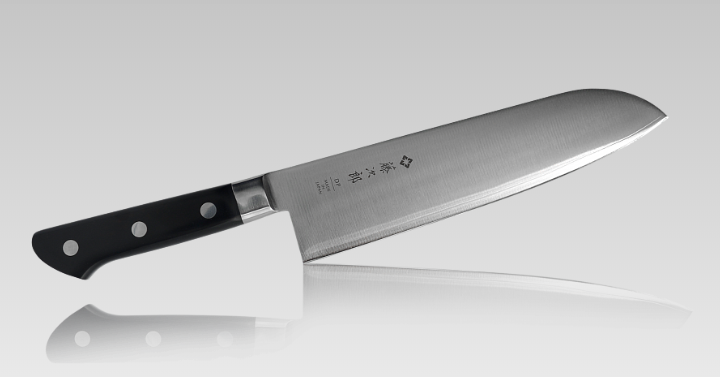 фото Кухонный нож сантоку, western knife tojiro, сталь vg-10, 210 мм