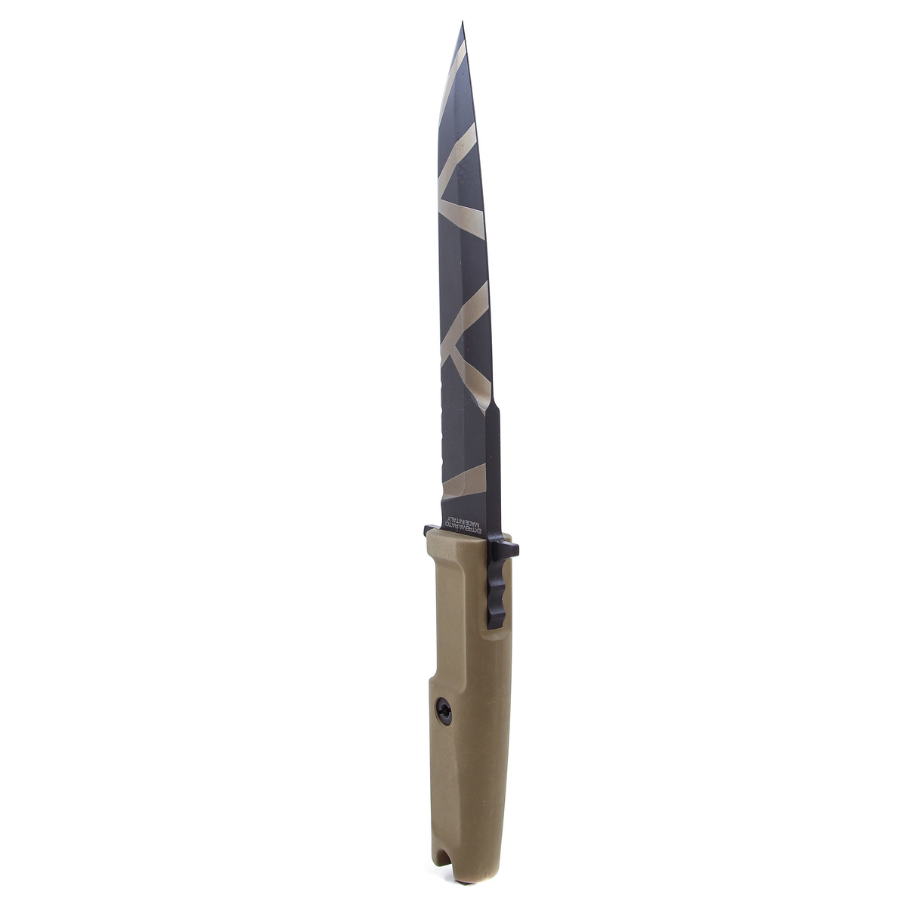 Нож с фиксированным клинком Extrema Ratio Dobermann III Desert Warfare, сталь Bhler N690, рукоять пластик - фото 2
