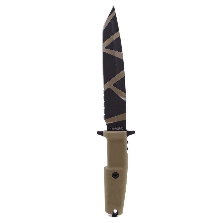 Нож с фиксированным клинком Extrema Ratio Dobermann III Desert Warfare, сталь Bhler N690, рукоять пластик - фото 3