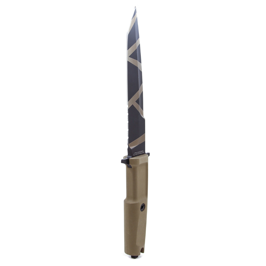 Нож с фиксированным клинком Extrema Ratio Dobermann III Desert Warfare, сталь Bhler N690, рукоять пластик - фото 4