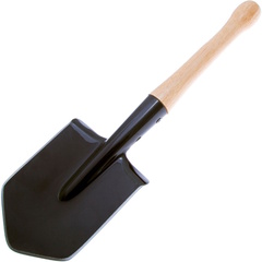 Фото Лопата саперная Cold Steel Special Forces Shovel, нержавеющая сталь, рукоять дерево
