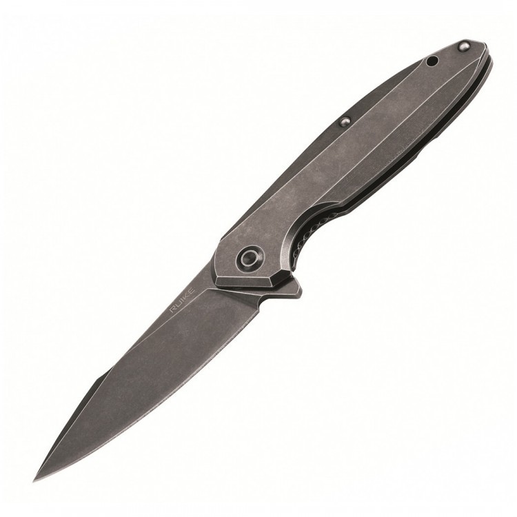 Нож складной Ruike P128-SB, черный нож складной ruike p108 sb