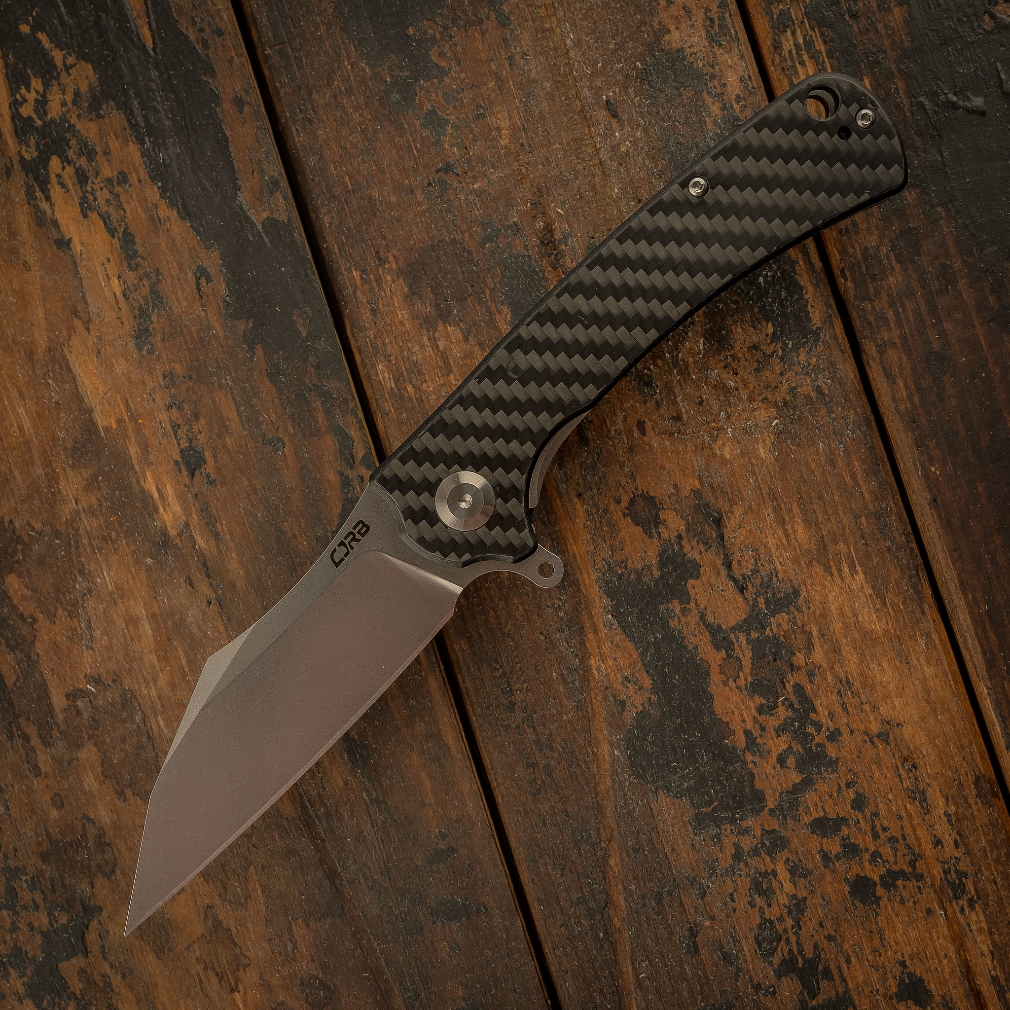 Складной нож CJRB Talla, сталь D2, Carbon Fiber от Ножиков