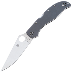 Фото Складной нож Spyderco Stretch 2 XL, сталь Cru-Wear, рукоять G10 серый