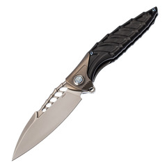 Фото Складной нож Thor 7 Rikeknife, сталь 154CM, Black Titanium/G10
