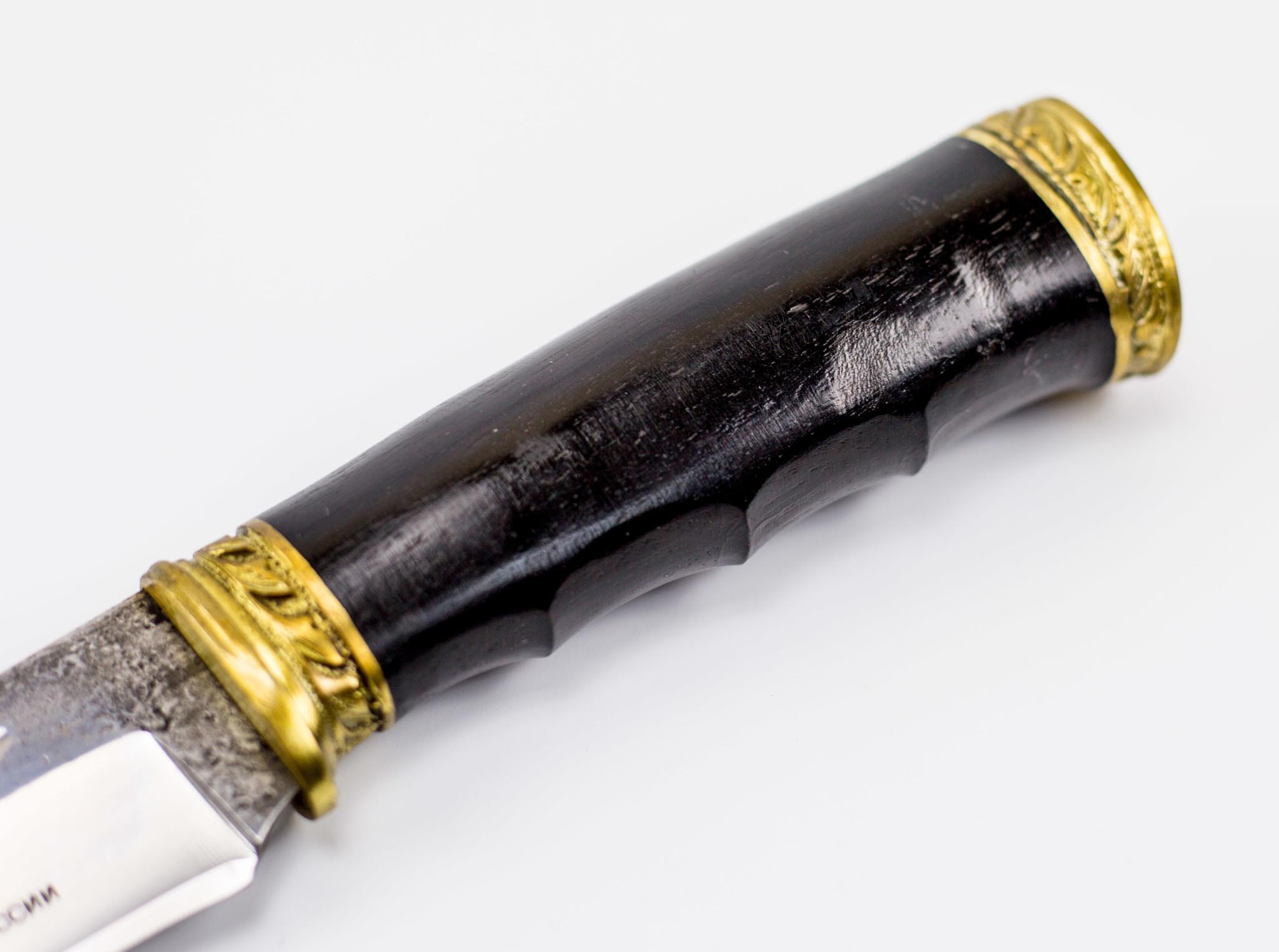 Нож Самурай, Кизляр СТО, сталь Х12МФ, черный граб - фото 3