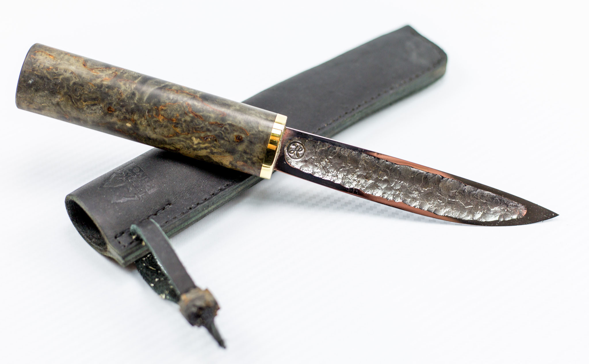 Нож Якутский из кованой Х12МФ, кость купить в интернет-магазине Кашулина Д.С.