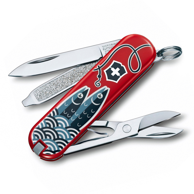 Нож перочинный Victorinox Classic Sardine Can 0.6223.L1901 58 мм, 7 функций - фото 1