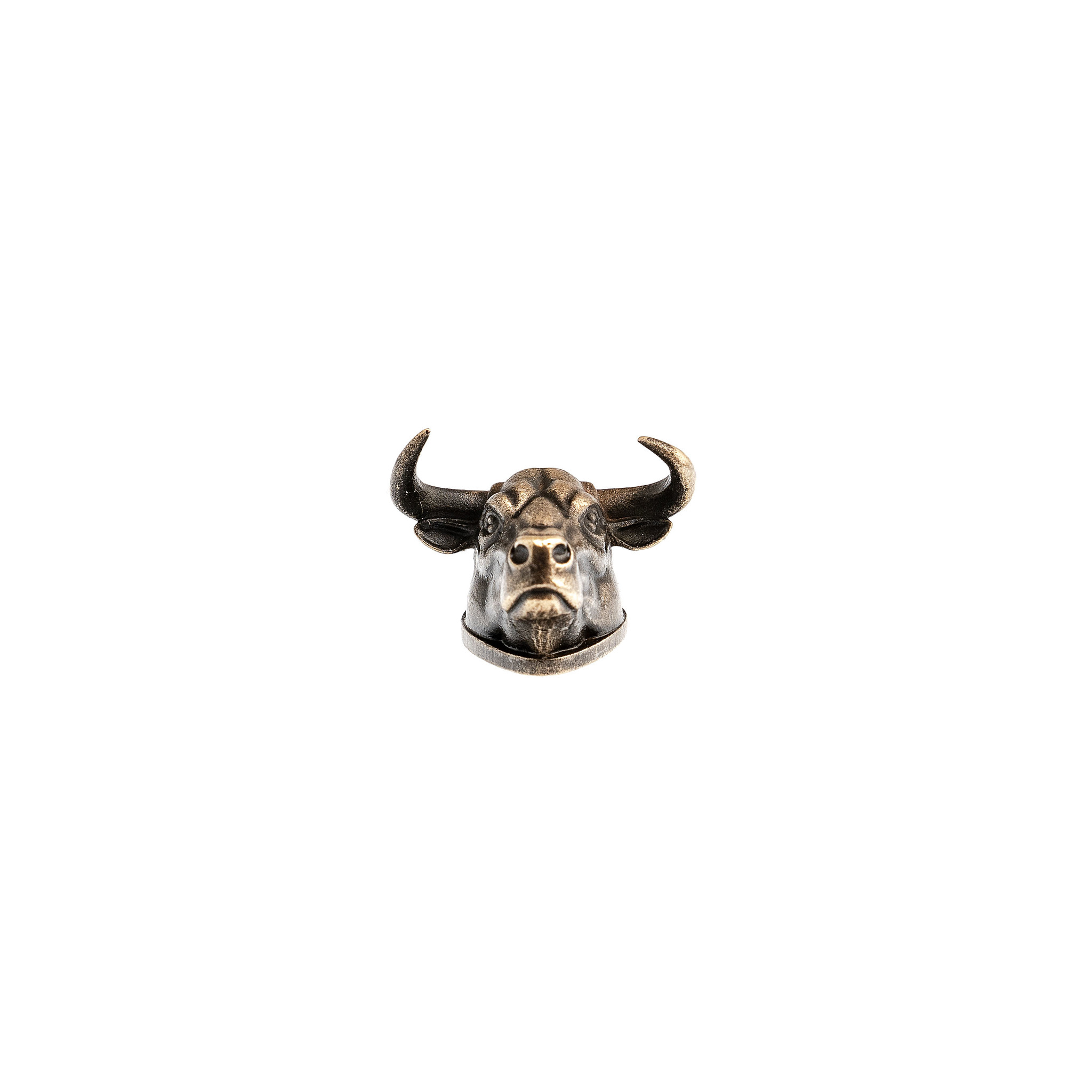фото Бусина для темляка бык, pacu bronze