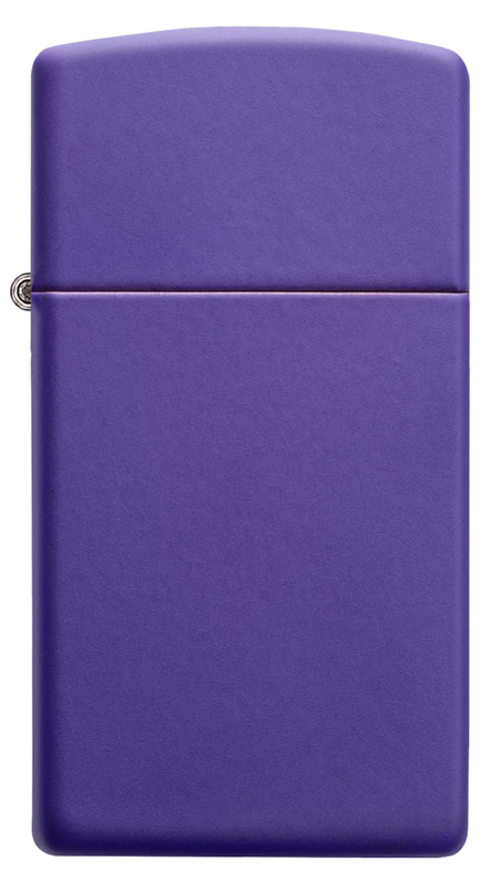фото Зажигалка zippo, purple matte slim® 1637