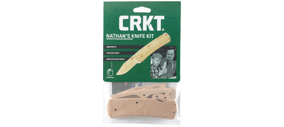 Нож складной деревянный CRKT Nathan's Knife Kit, клинок и рукоять бук - фото 8
