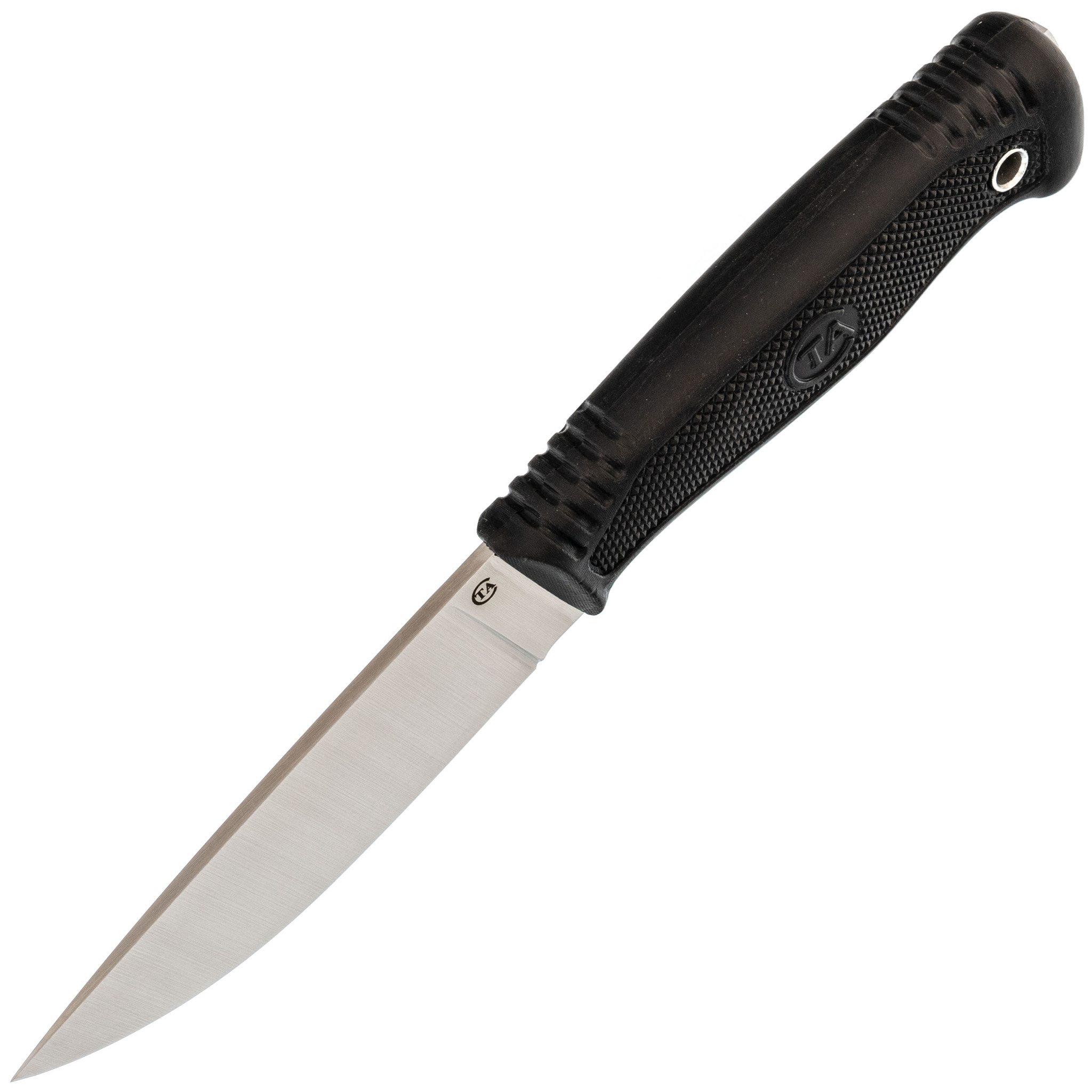 Нож Пласт-2Т, сталь 95х18, рукоять резина - фото 2
