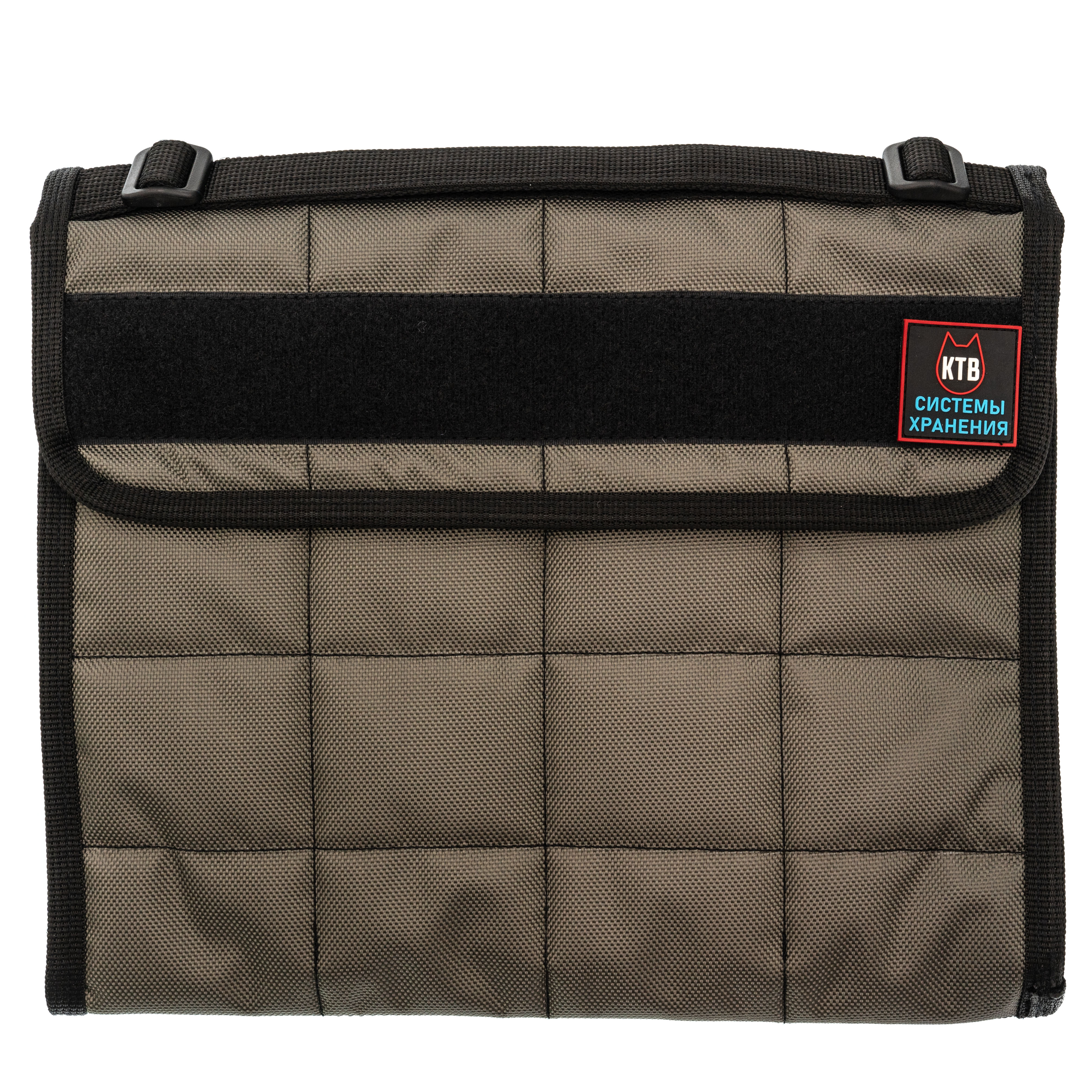 Сумка для 8 фиксированных ножей с замком KTB, оливковый M