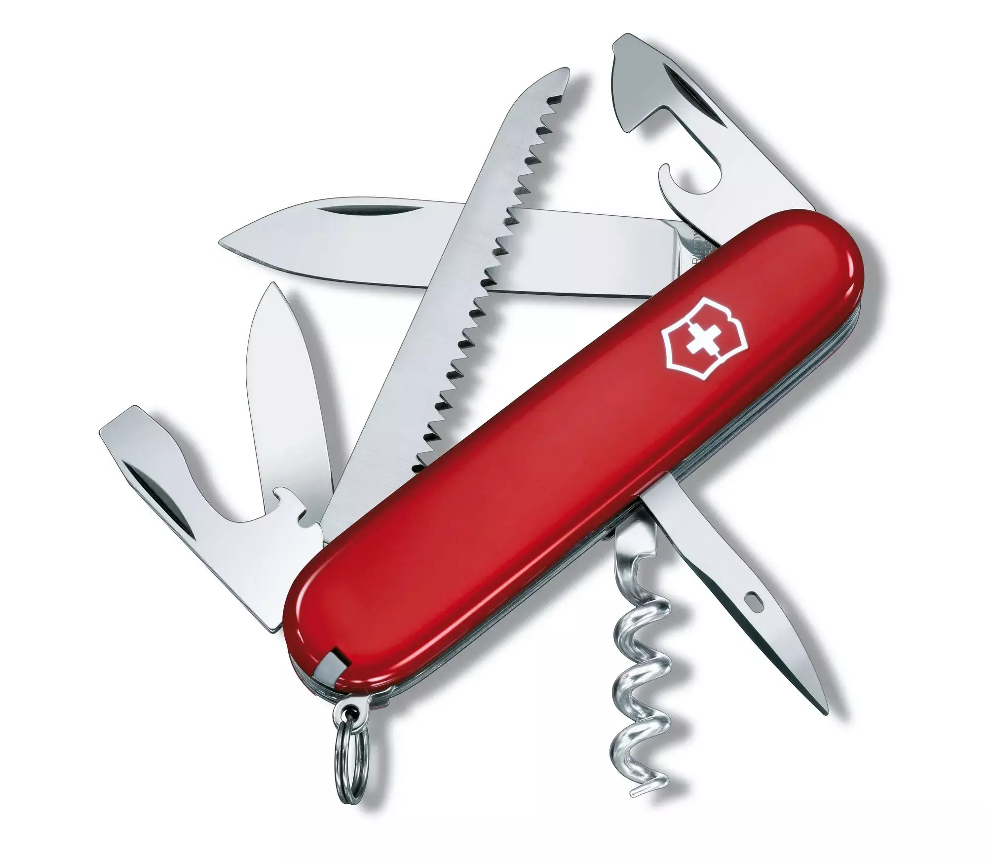 Нож перочинный Victorinox Camper, сталь X55CrMo14, рукоять Cellidor®, красный, блистер мачете ontario 10 camper d handle
