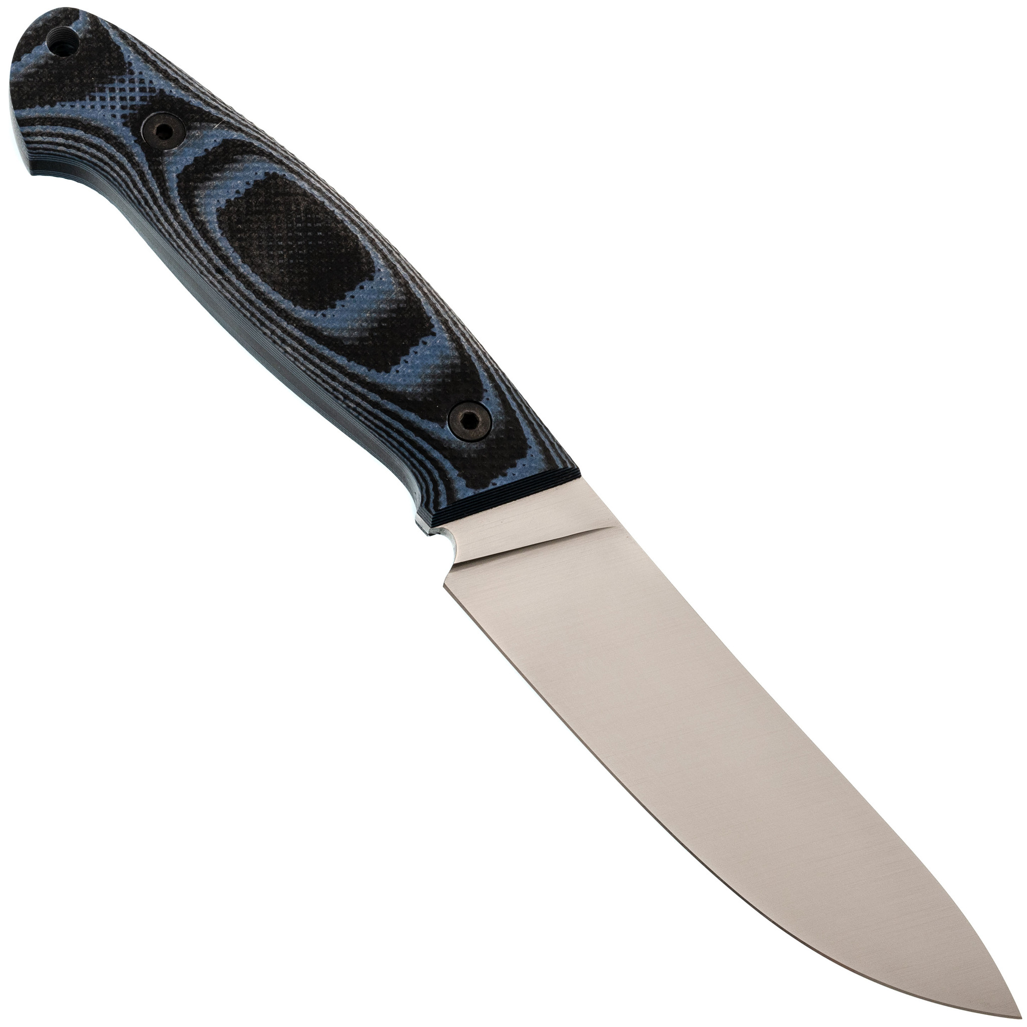 Нож Охотник, сталь D2, рукоять G10 черно-синяя - фото 5