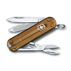 Фото Нож перочинный Victorinox Classic SD Colors, Chocolate Fudge, прозрачный коричневый, 7 функций, 58мм