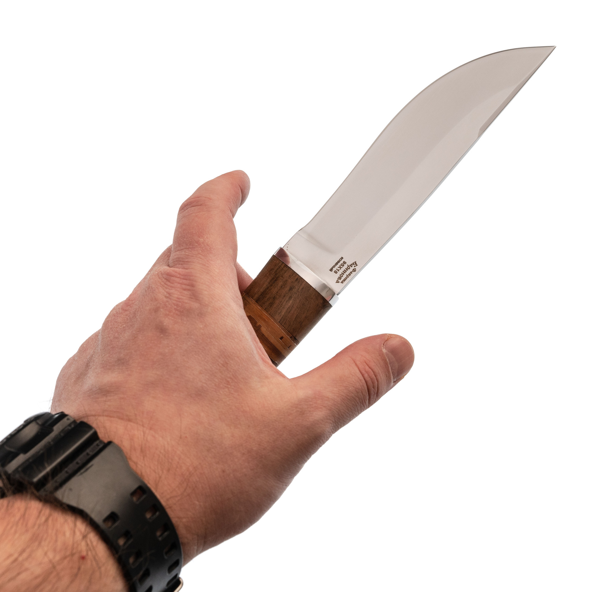 Нож Южный-2, сталь 95Х18, рукоять береста - фото 4