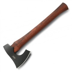 Фото Топор CRKT 2746 Freyr, сталь Magnesium Phosphate Coated 1055 Carbon, рукоять гикори