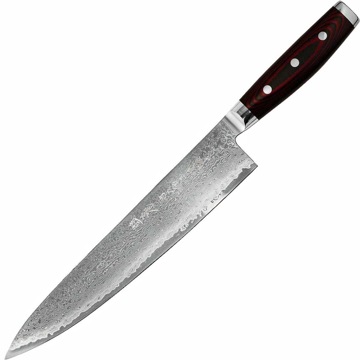 Нож кухонный «шеф» 25 см, серия « GOU 161» (161 слой) дамасская сталь - фото 1