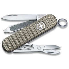 Фото Нож перочинный Victorinox Alox Classic SD Colors, Infinite Grey, серый алюминий, 5 функций, 58 мм