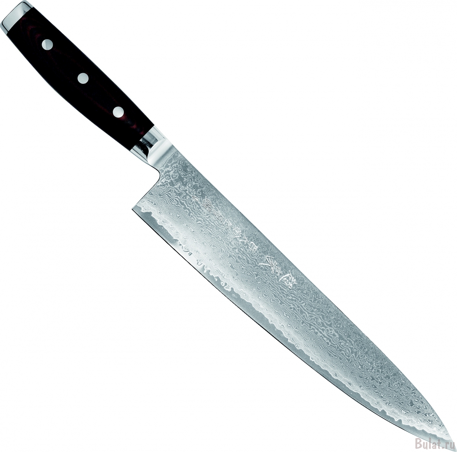Нож кухонный «шеф» 25 см, серия « GOU 161» (161 слой) дамасская сталь - фото 2
