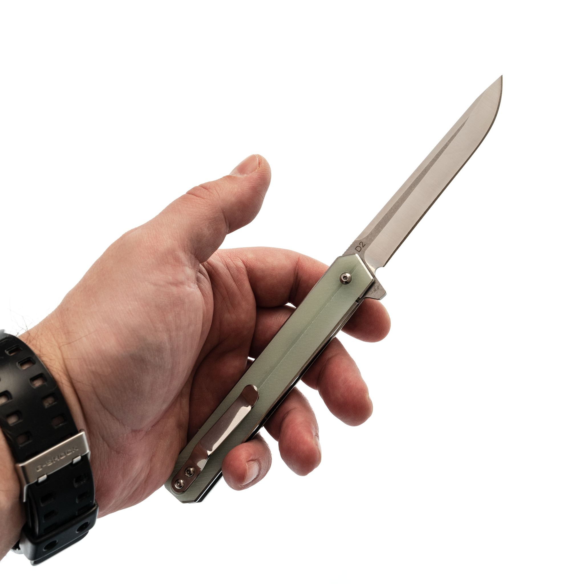 Складной нож Tuotown DJ-TUO-FL, сталь D2, рукоять G10 - фото 7