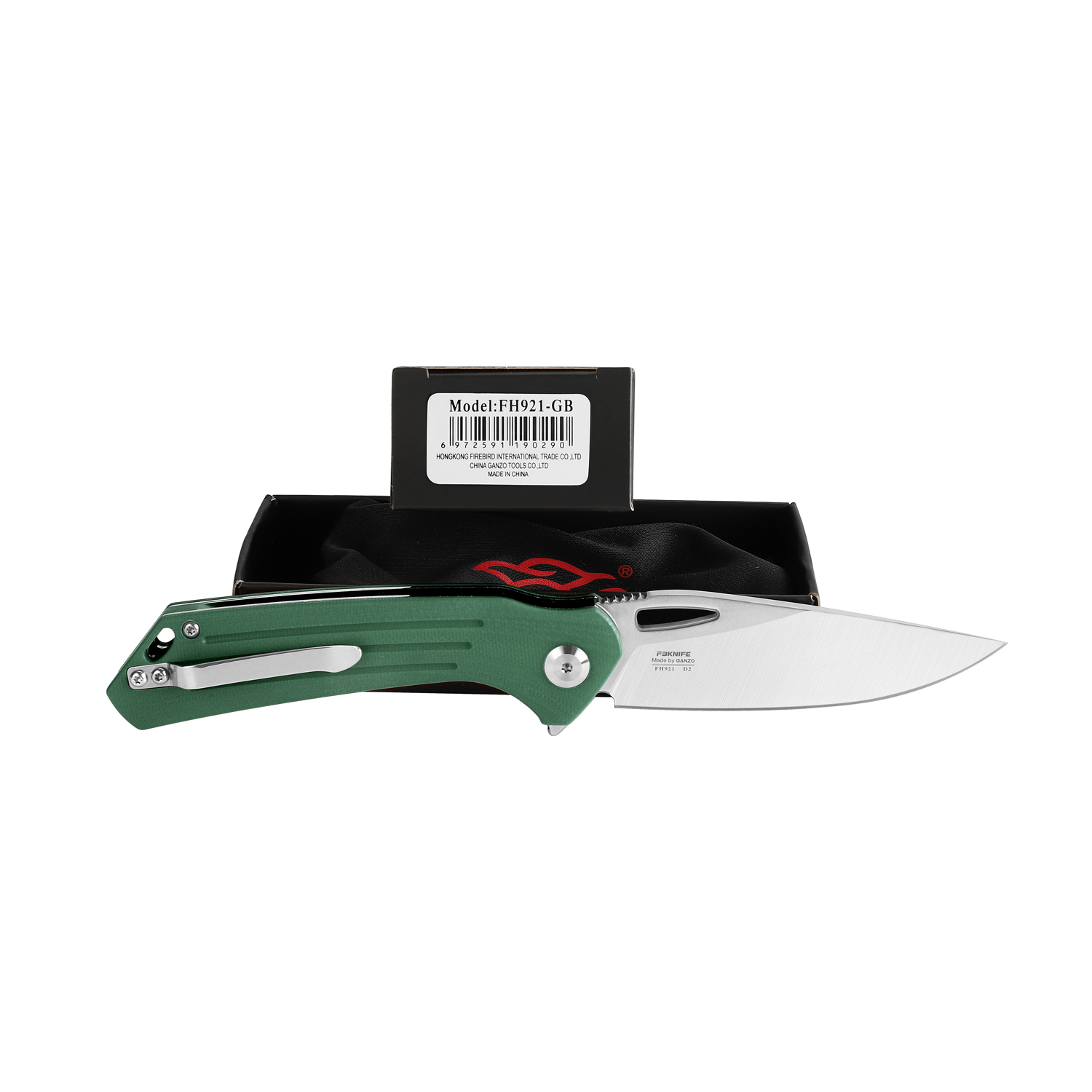 Складной нож Firebird FH921-GB, сталь D2, рукоять G10 зеленая от Ножиков