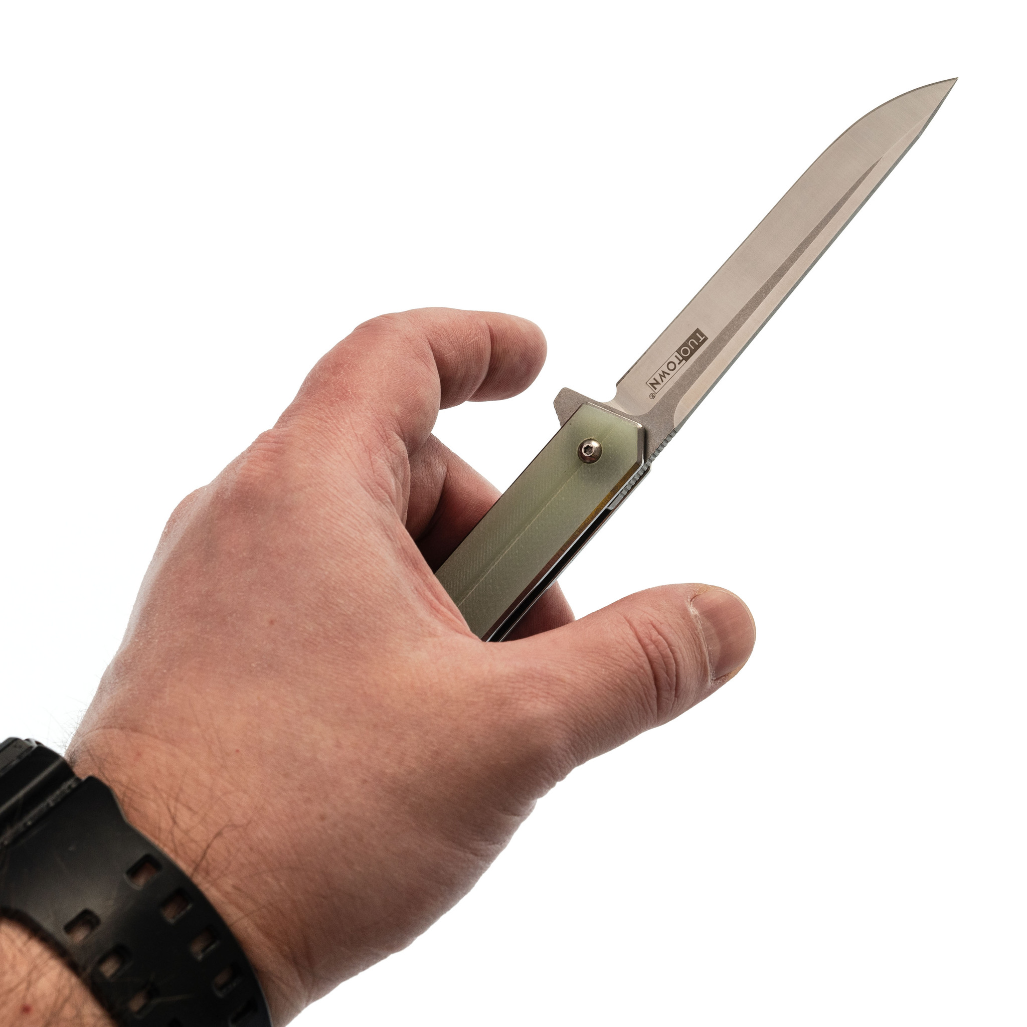 Складной нож Tuotown DJ-TUO-FL, сталь D2, рукоять G10 - фото 8