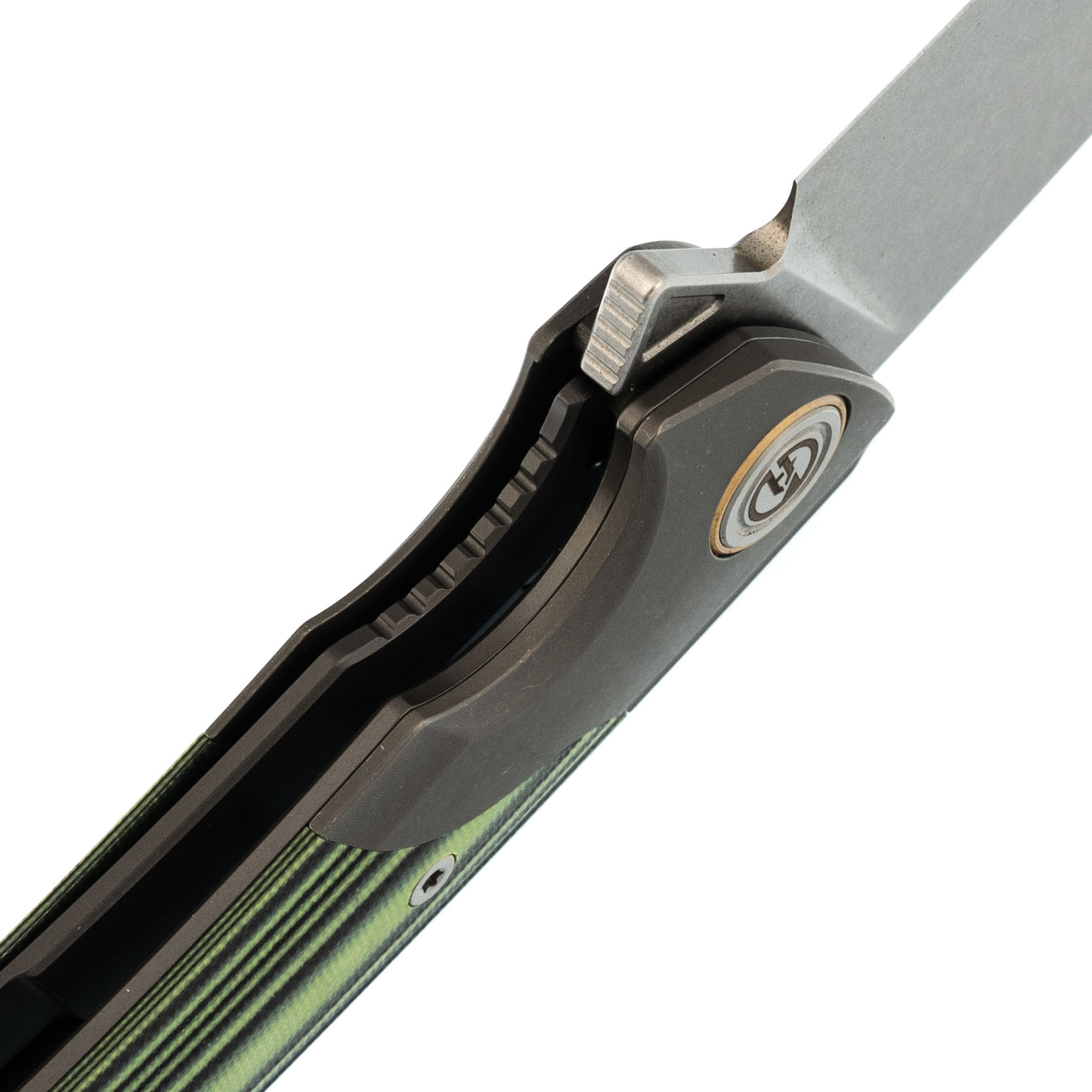 Складной нож Maxace Goliath 2.0. Green, сталь Bohler K110 - фото 6