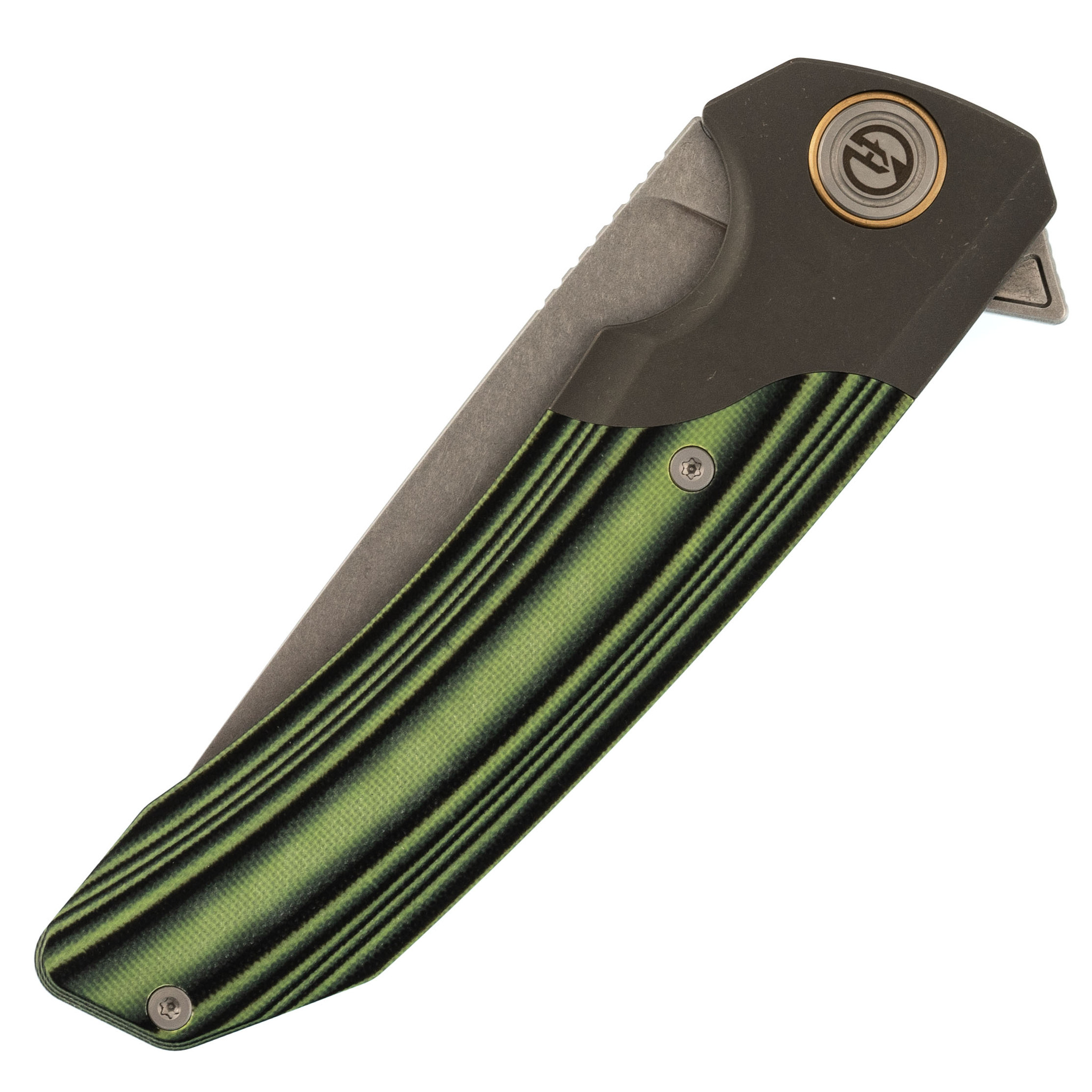 Складной нож Maxace Goliath 2.0. Green, сталь Bohler K110 - фото 7