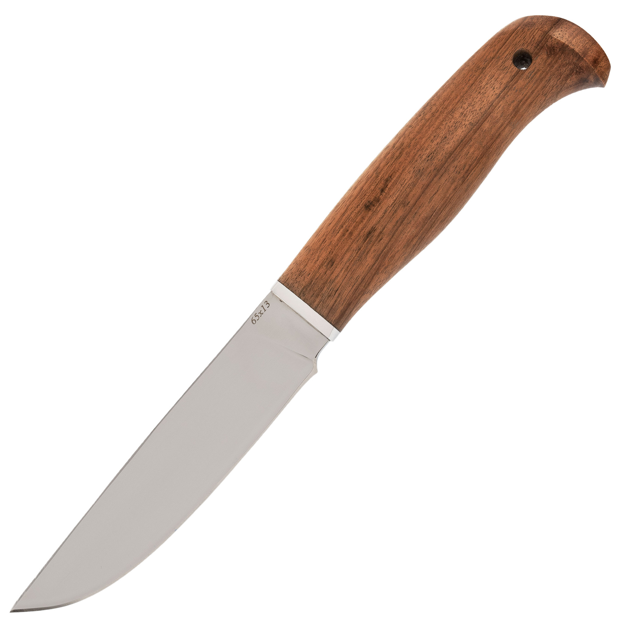 Нож Финский, сталь 65х13, рукоять орех