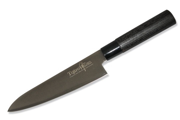 Нож Универсальный ZEN Black 130 мм, сталь VG-10 Tojiro