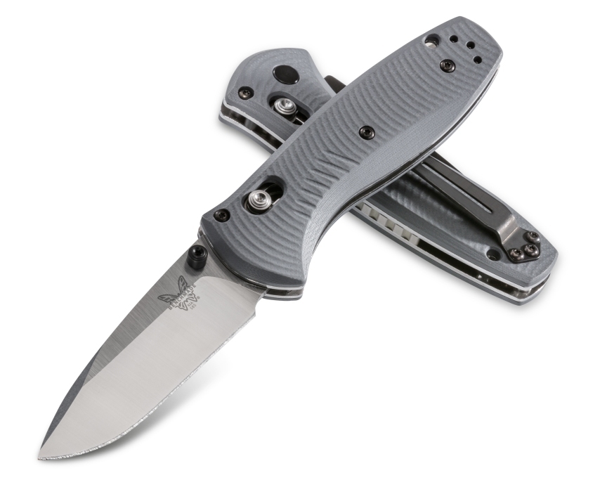 Нож складной Benchmade Mini Barrage 585-2, сталь CPM-S30V, рукоять G10 - фото 1
