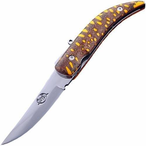 Складной нож Citadel Trey Thum, сталь N690, рукоять Banksia Yellow